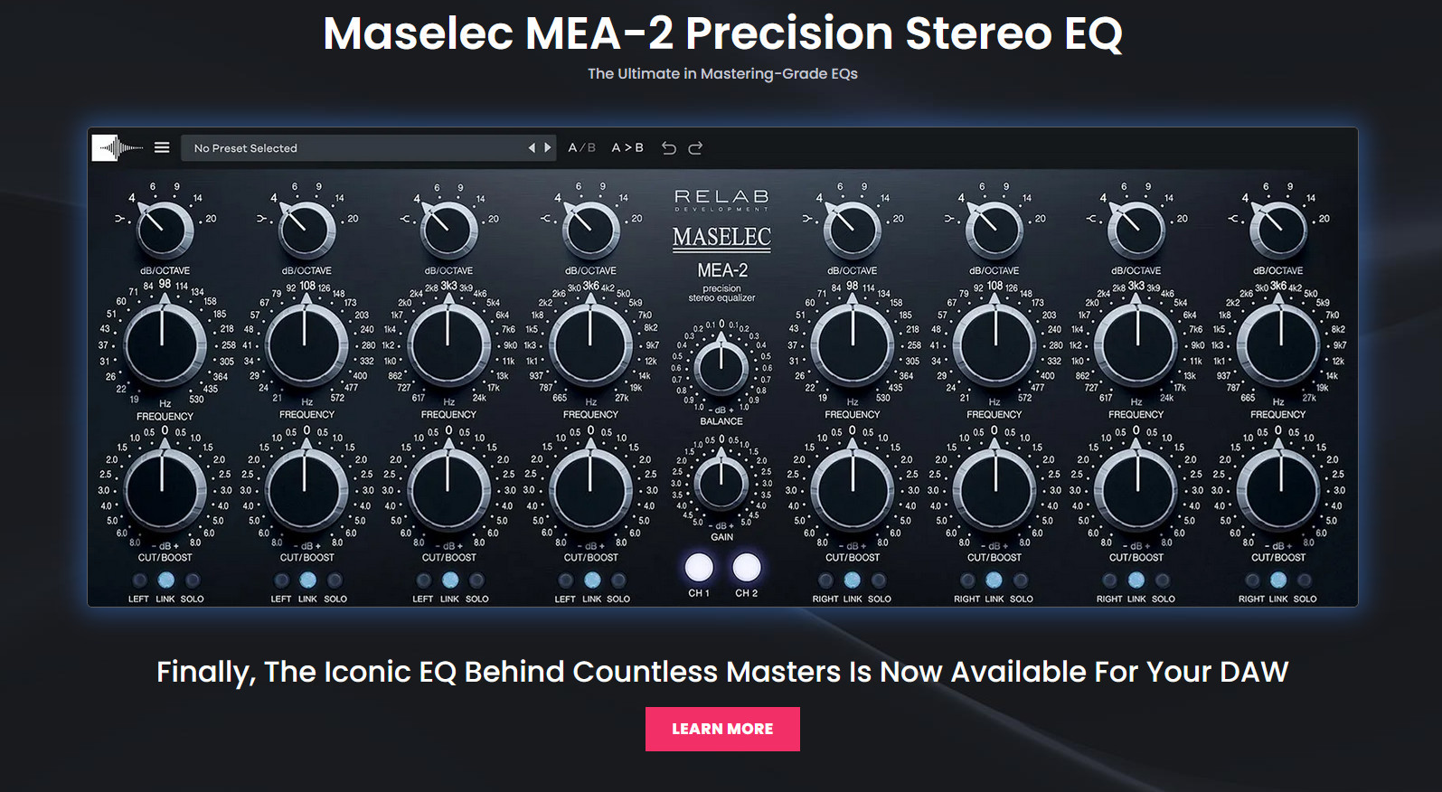 The new MEA-2 plugin by Relab