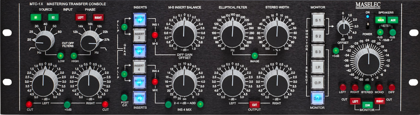 The MTC-1X Front Panel